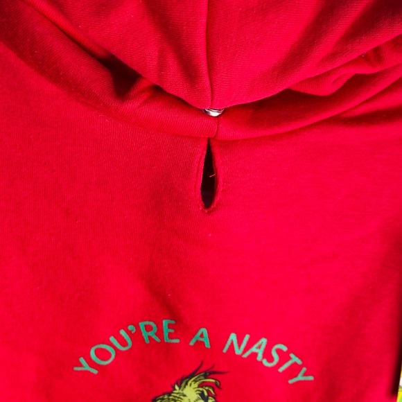 THE GRINCH Dog Hoodie Pet Sweatshirt Size Large - Picture 4 of 8